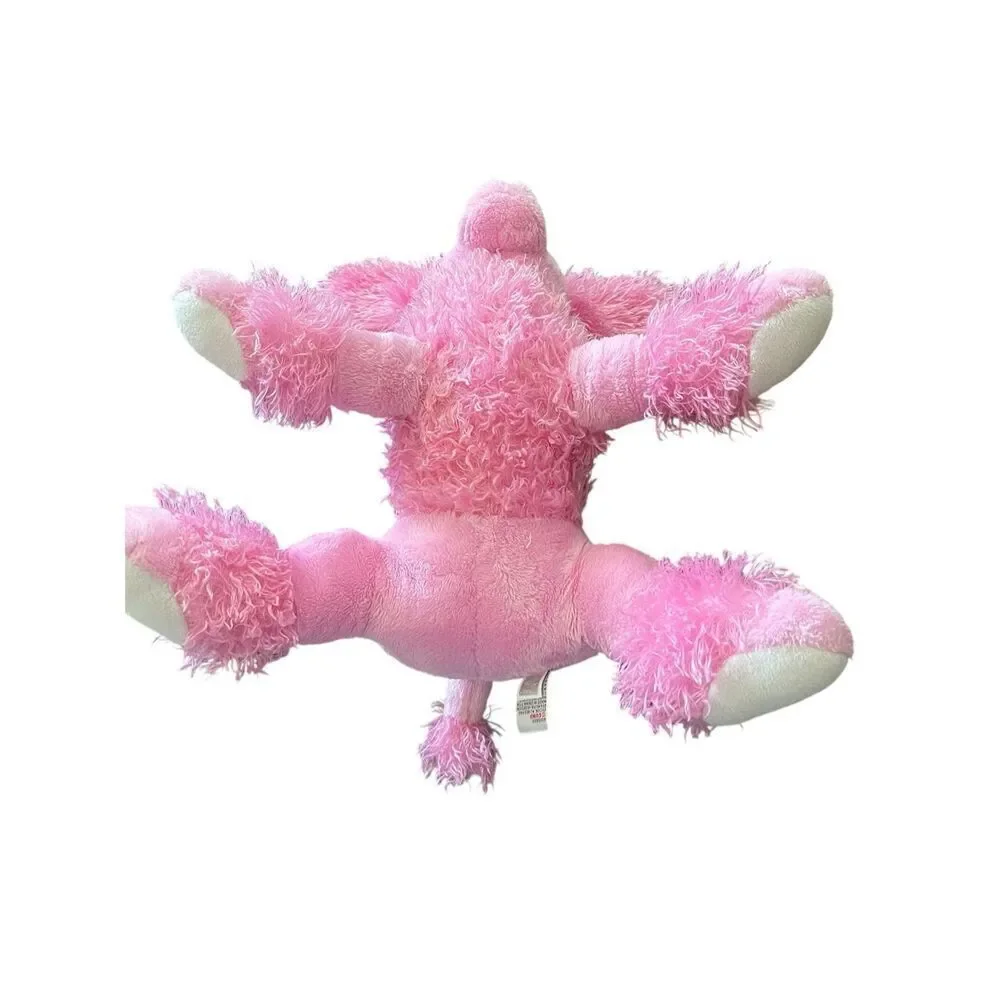 Gund Kids Pink Patti Poodle Dog Plush Cuddle Fuzzy Stuffed Animal Toy OS